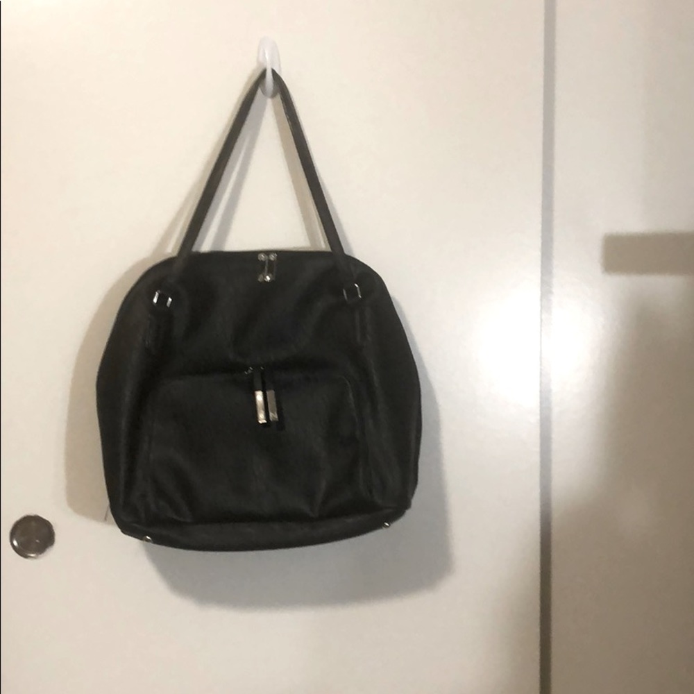 Faux leather purse